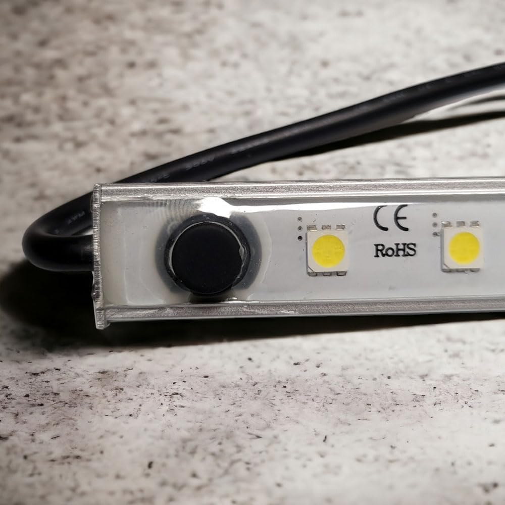 LEDADVANTAGE 12V 30Cm 17-LED Aluminium Waterproof Bar Strip Light & Inbuilt Push Switch for Interior & Exterior Use - Suits Caravan, Boat, Motorhome image number 5