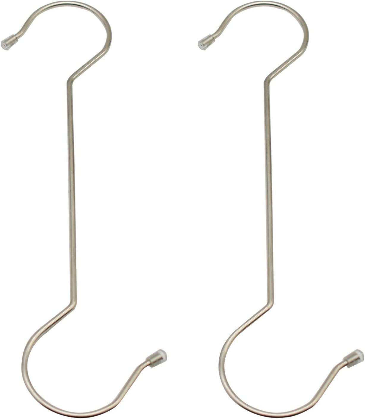 Maydahui 6PCS Extra Long 12Inch (30Cm) S Shaped Hooks Large Size Stainless Steel Metal Hooks for Bird Feeder Plant Hanger Tree Branch Hook Clothes Outdoor Lights image number 6