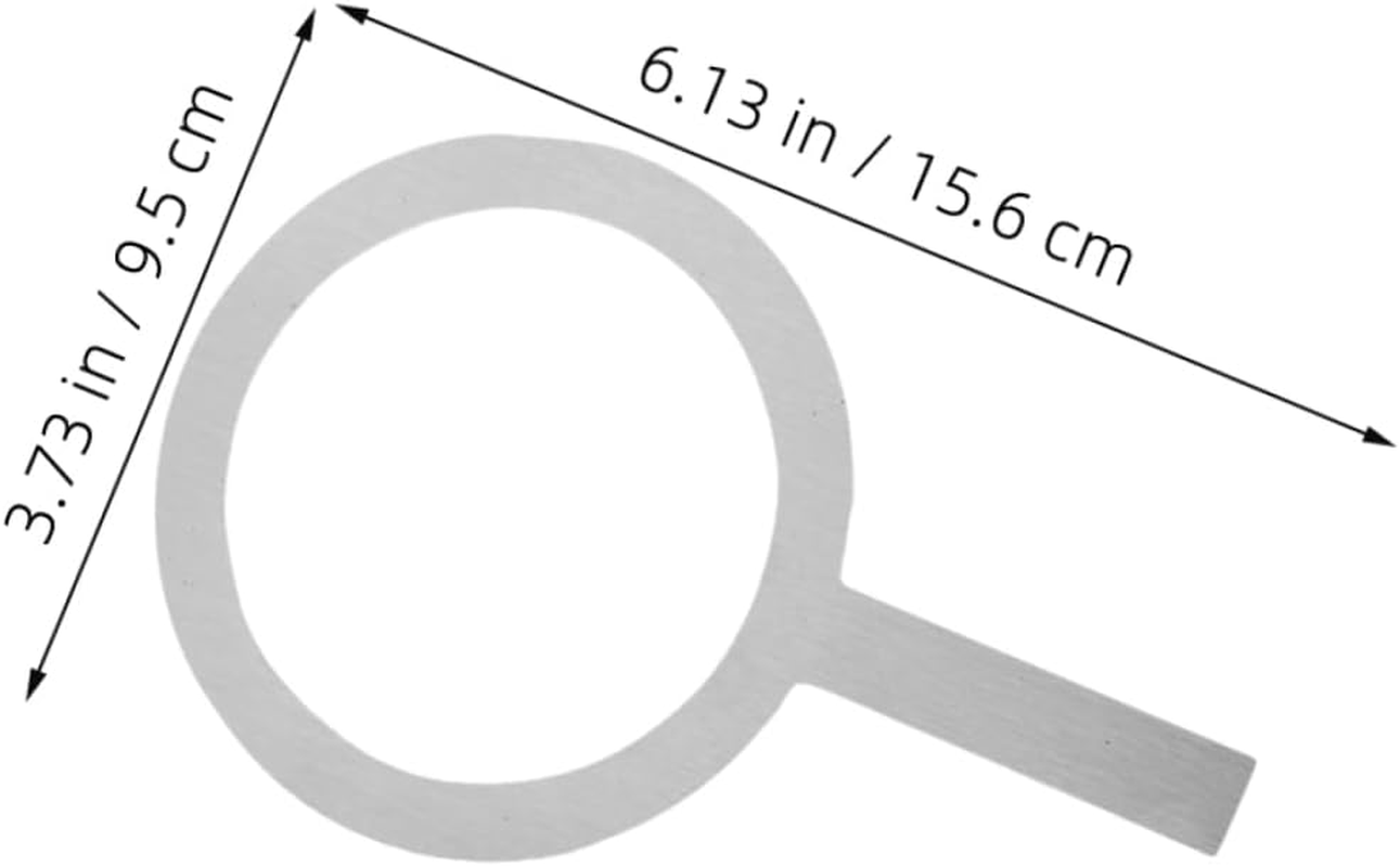 SHINEOFI 4Pcs Stainless Cup Rim Brulee Making Tool for Milk Tea and Espresso Heat Resistant Gasket Cover for Stylish Beverage Presentation Easy to Clean Design image number 2