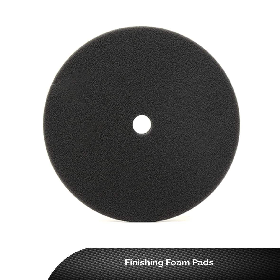 Cobra WRAP TOOLS Finishing Foam Pads - Professional Detailing Buffing Pads - Durable, High-Performance Results - Perfect Designed for Cutting, Polishing & Finishing Automotive Surfaces | 6-Inch, Black image number 1