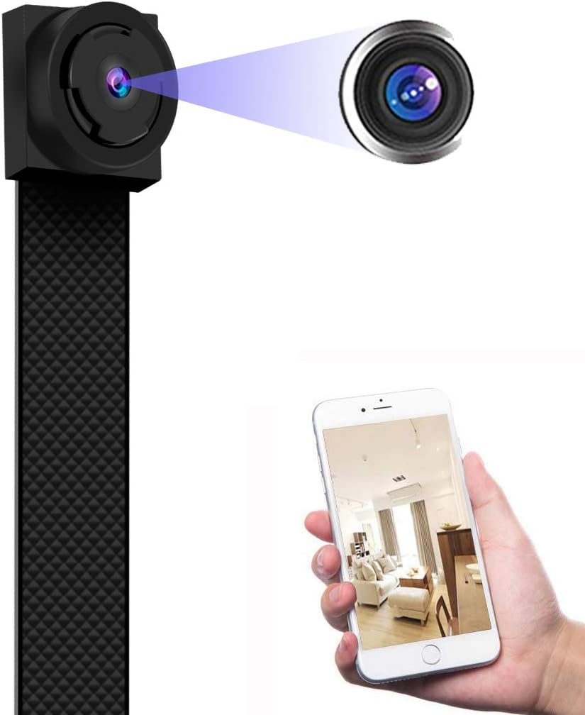 Hopegem Hidden Wifi Spy Mini Camera &ndash; 13 Hours Long Video Recording Full HD 1080P/4K Wireless Cam with Motion Detection Assembled WLAN Cameras