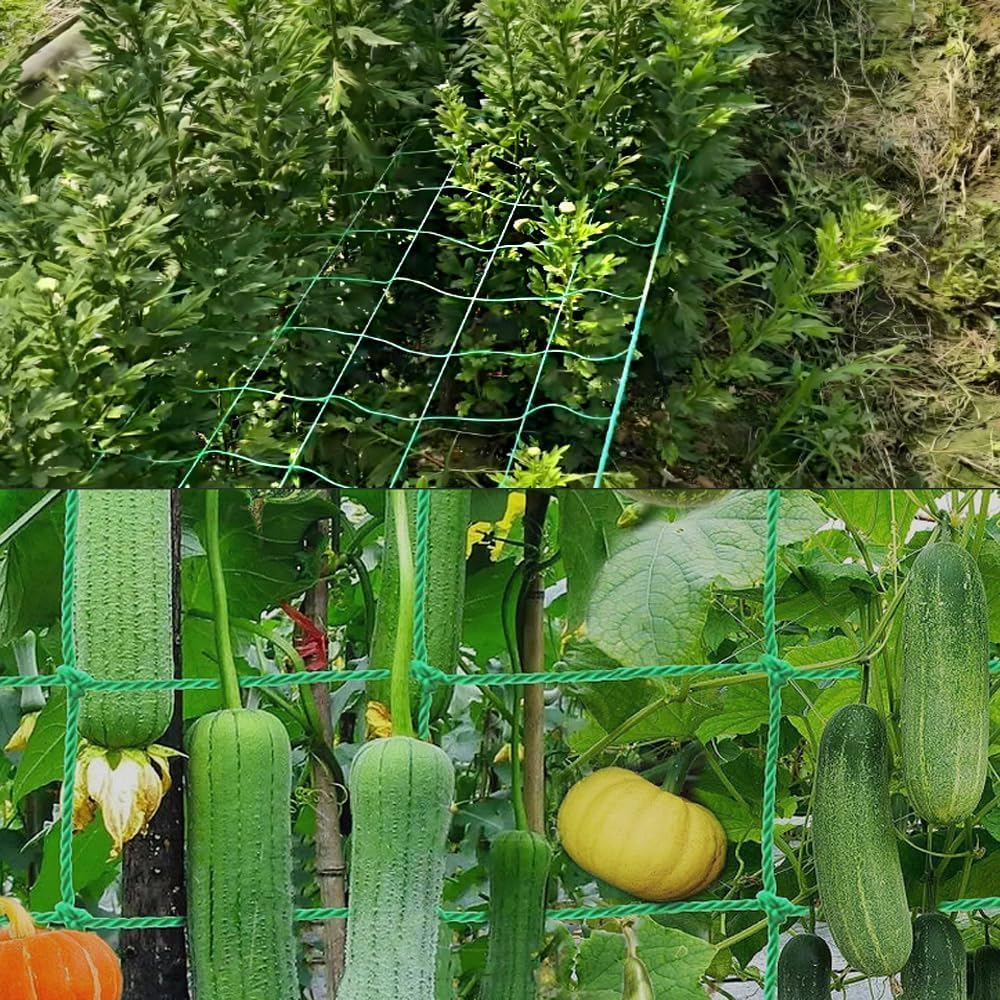 Strong Support Plant Climbing Net for Growing Vines Plants, 1Pc Polyester Mesh Garden Plant Climbing Net, Climbing Plant Support Net for Peas and Beans image number 4
