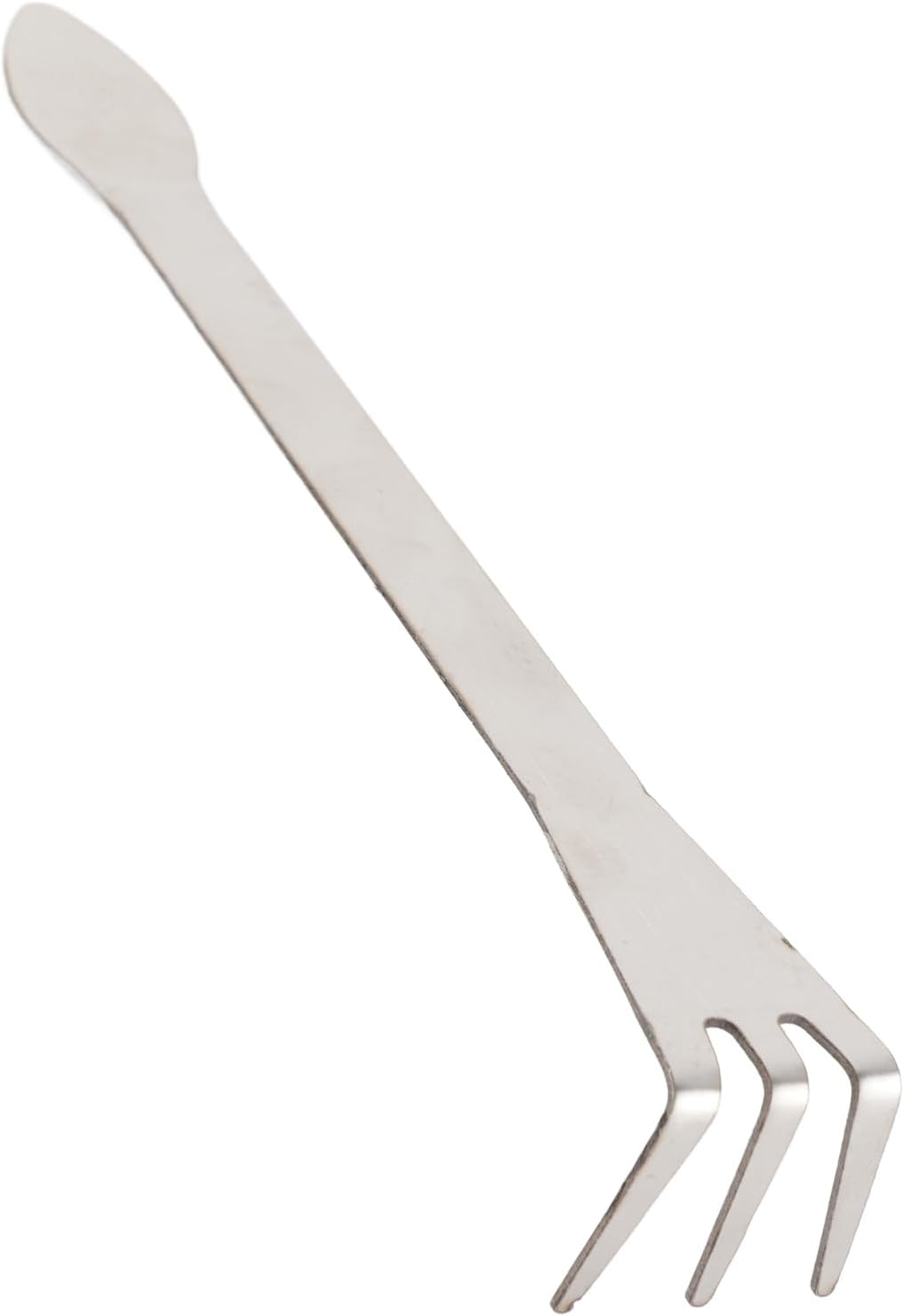 Stainless Steel Rake 3 Prong Loosen Soil Bonsai Tree Tools, Ergonomic Handle for Easy Gardening Enjoyment image number 4