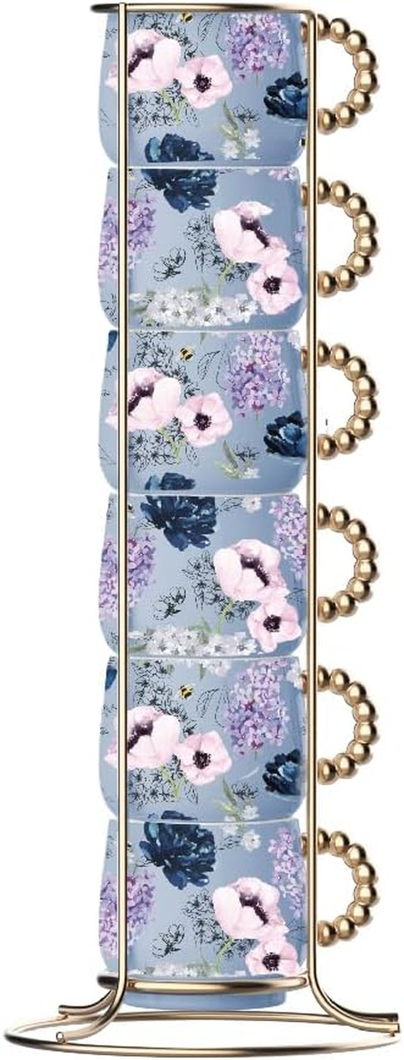 Bialetti - Bridgerton Stackable Mugs, Set of 6 - Official Netflix License image number 2