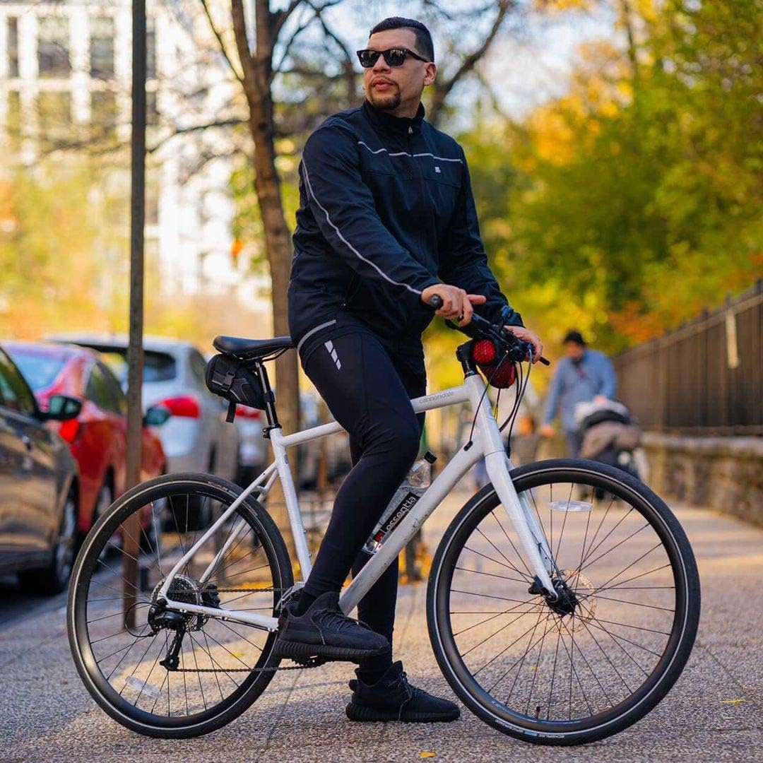 Souke Sports Men'S Winter Cycling Jacket Warm Windproof Running Thermal Windbreaker Bike image number 5