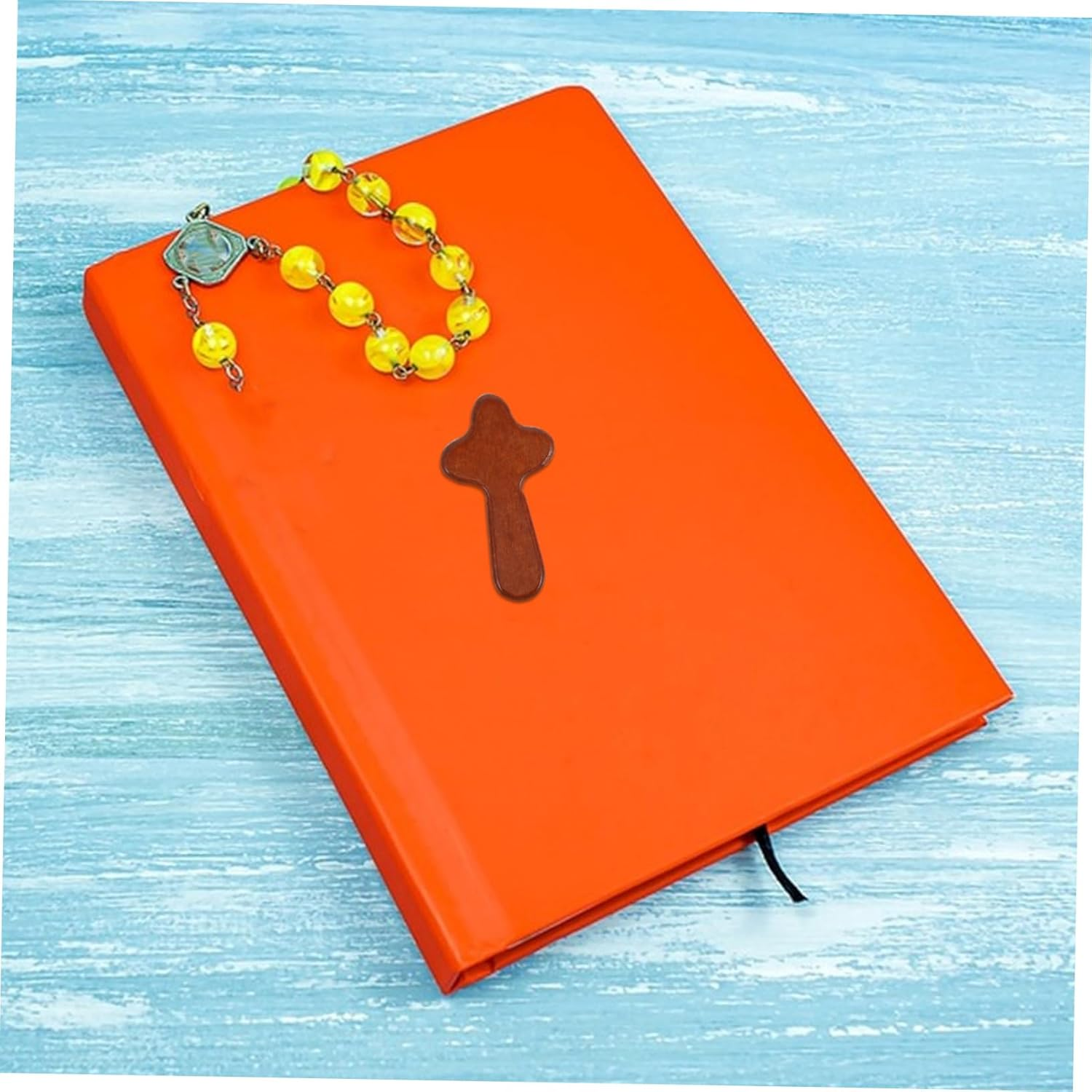 FUTUREORYY 3Pcs Small Hand Held Wooden Cross Portable Pocket Prayer Crosses for Comfort and Peace for Baptism First Communion Mother Day image number 1