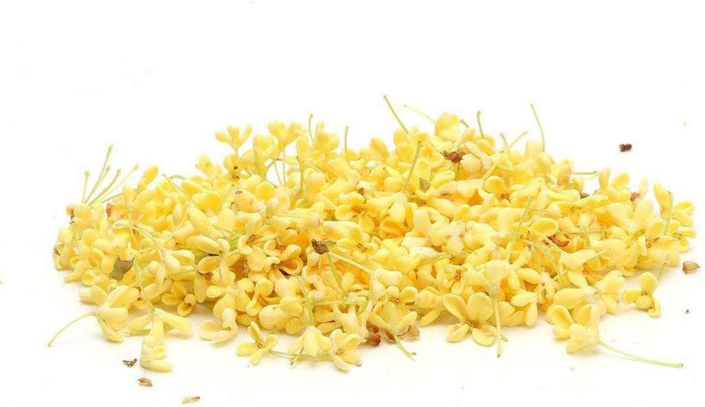 Tooget Fragrant Osmanthus Fragrans Herb Loose Leaf Tea 100% Natural Dried Osmanthus Flower Herbal Tea Top Grade - 2 OZ image number 2