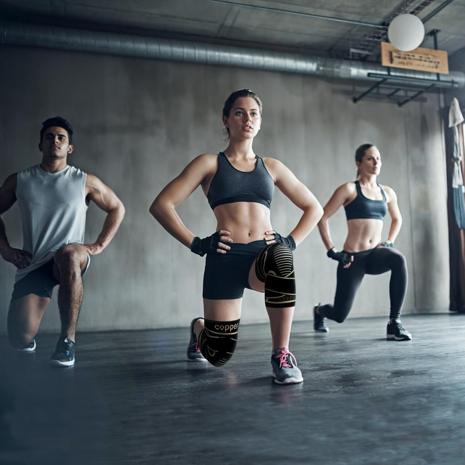 2 Pack Wellknee Knee Brace for Men and Women,Compression Sleeve with Patella Support for Weightlifting and Volleyball, Knee Pads and Straps for Meniscus Tear Relief Joint Pain Arthritis, ACL (XL) image number 4