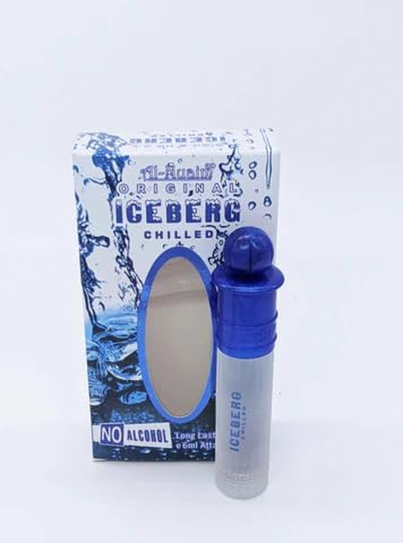 Generic Ice Berg Chilled Attar, 6Ml, Alcohol-Free Men'S Perfume, Long-Lasting Floral Fragrance