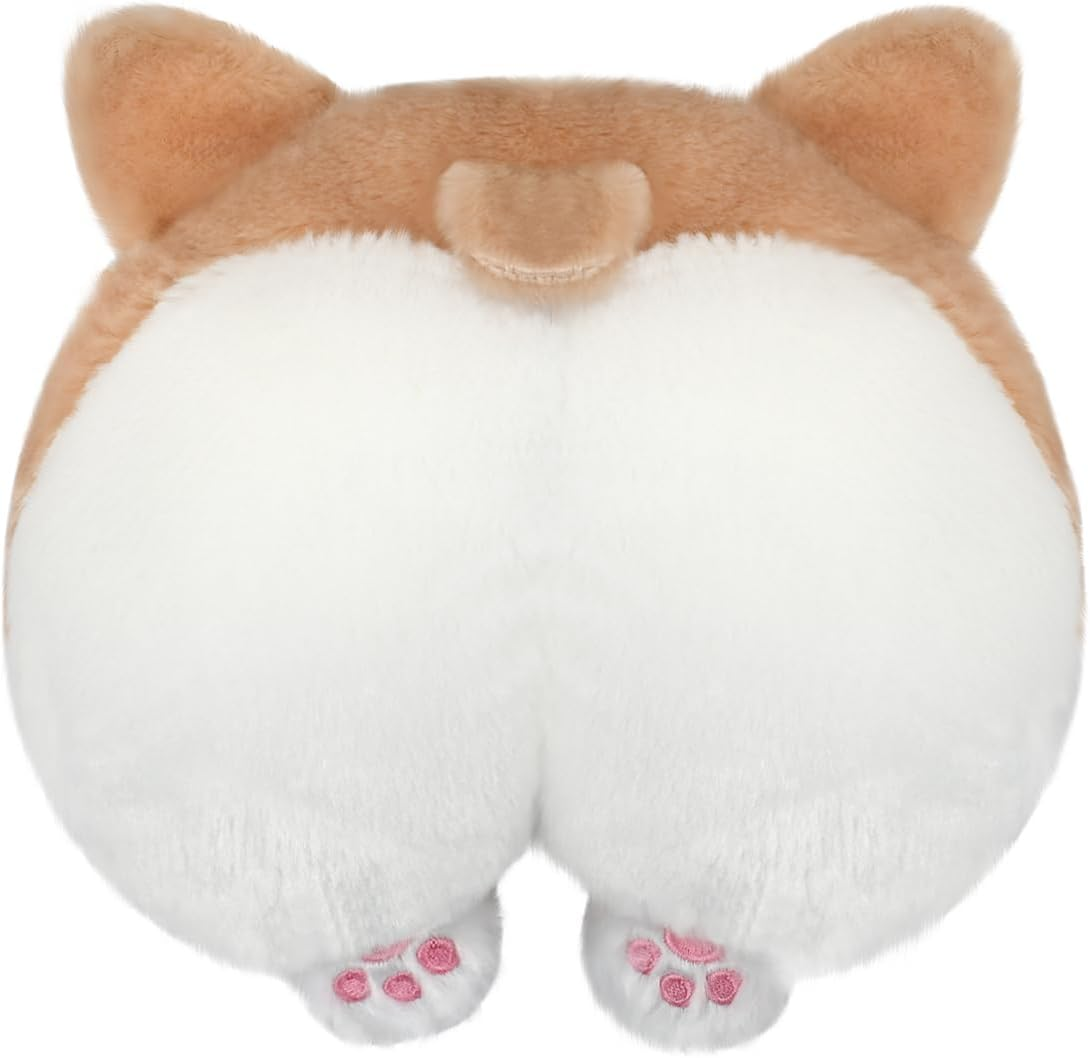 DS. DISTINCTIVE STYLE Car Neck Pillow Cute Corgi Butt Headrest Cotton Pillow Soft Headrest Pillow
