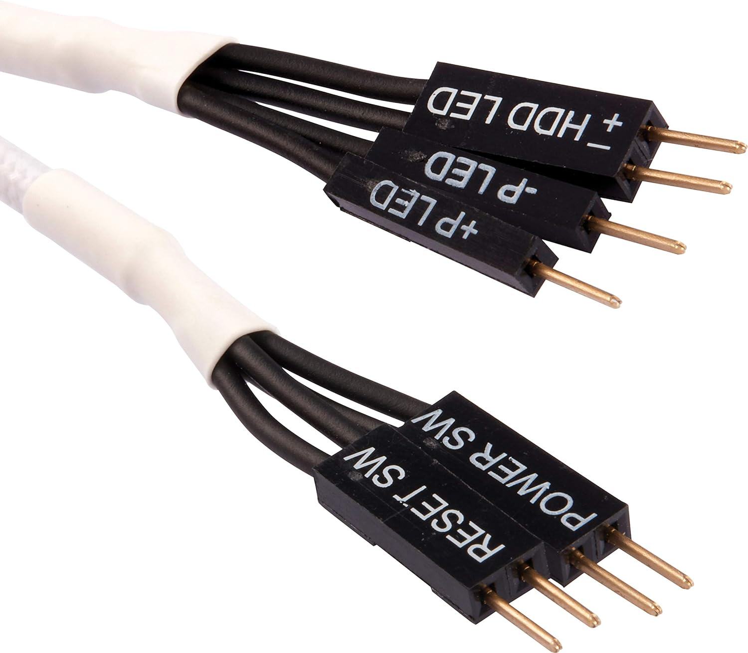 Corsair CC-8900245 30 Cm White Premium Braided Sleeved Front Panel Extension Kit