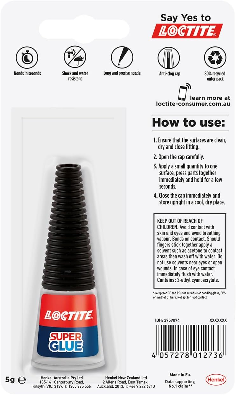 Loctite Precision Multi-Purpose Super Glue with Long Nozzle 5 G image number 5