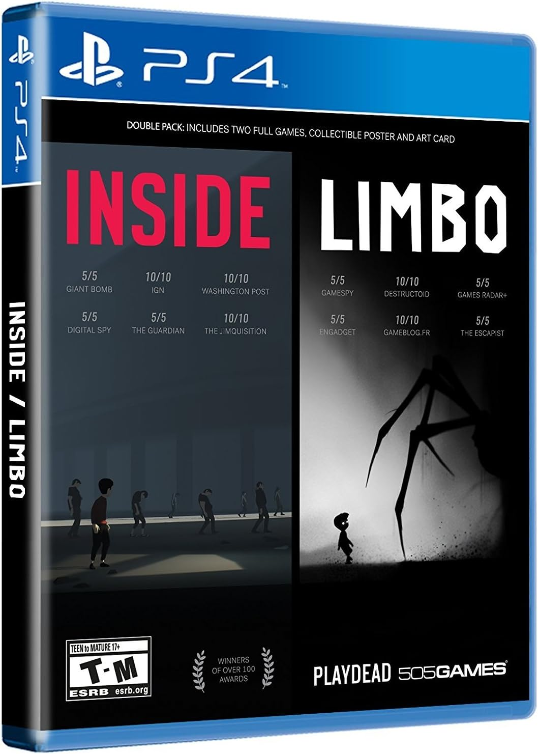 INSIDE/LIMBO Double Pack for Playstation 4 image number 1