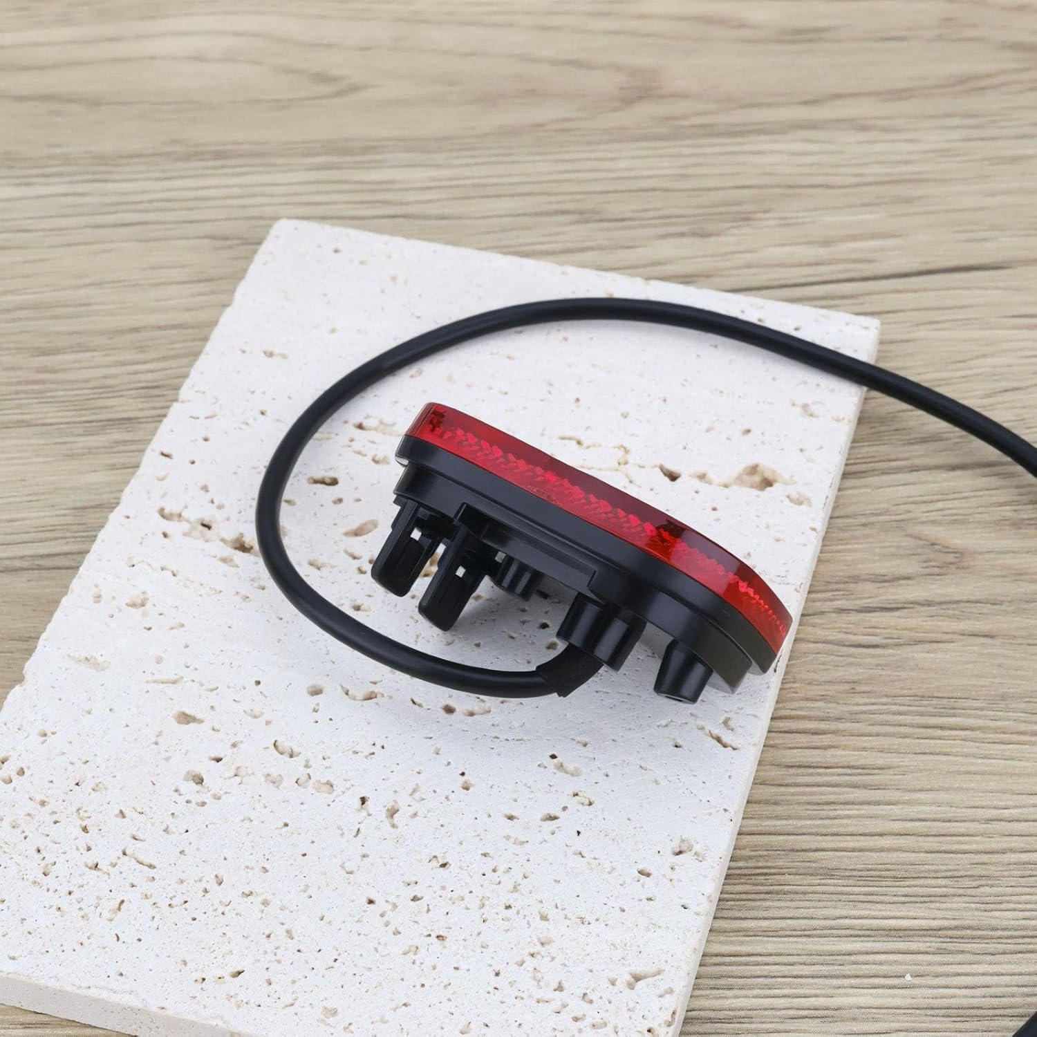 Ecsing 1Pc Electric Scooter Taillight Accessory Rear Light Warning Brake LED Lamp E-Scooter Tail Light Compatible with Ninebot Max G2 G2D image number 2