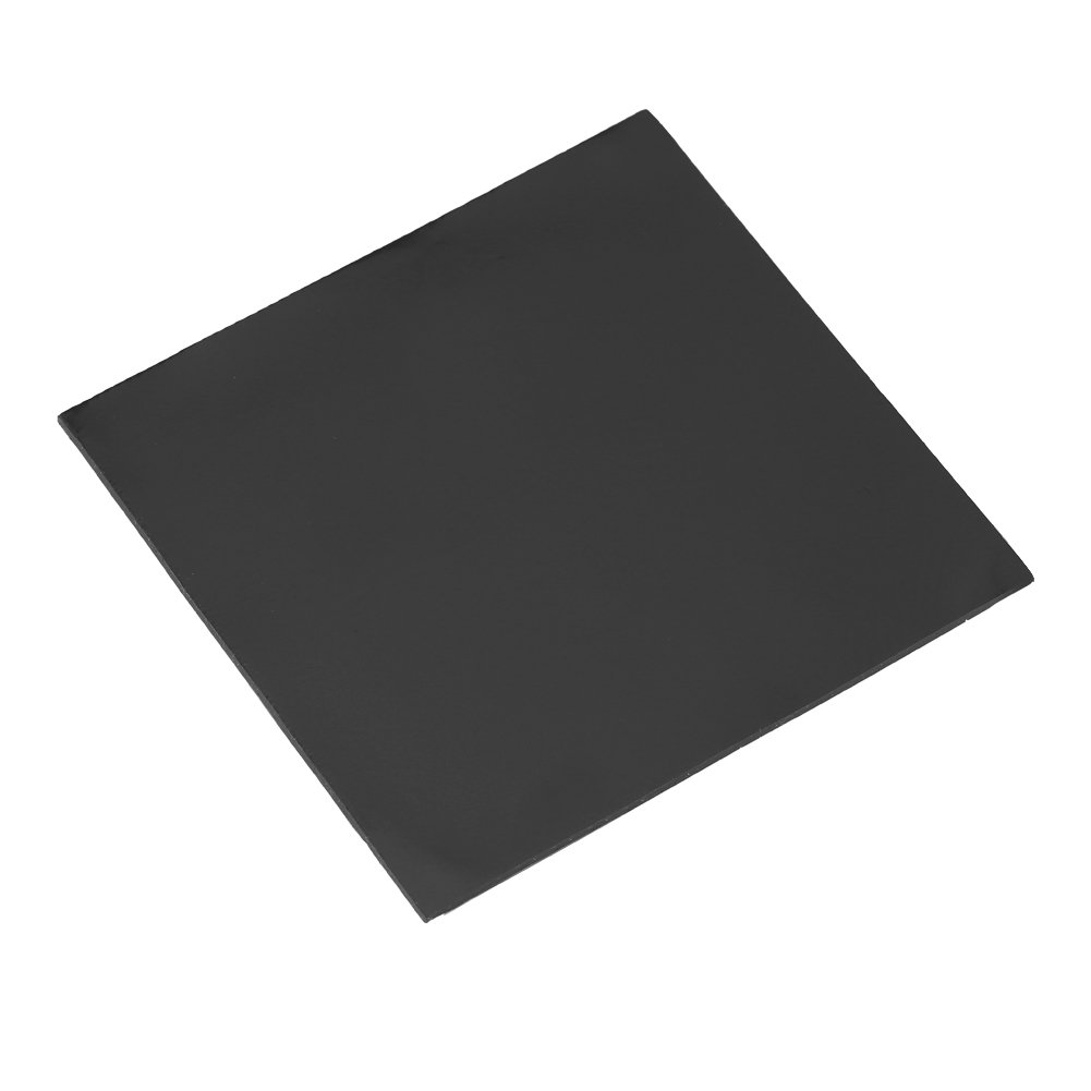100X100X2Mm CPU Thermal Pad, Heatsink Cooling Conductive Silicone Pads, CPU Thermal Pad Mat, CPU Cooler,Thermal Conductivity (Black) image number 4