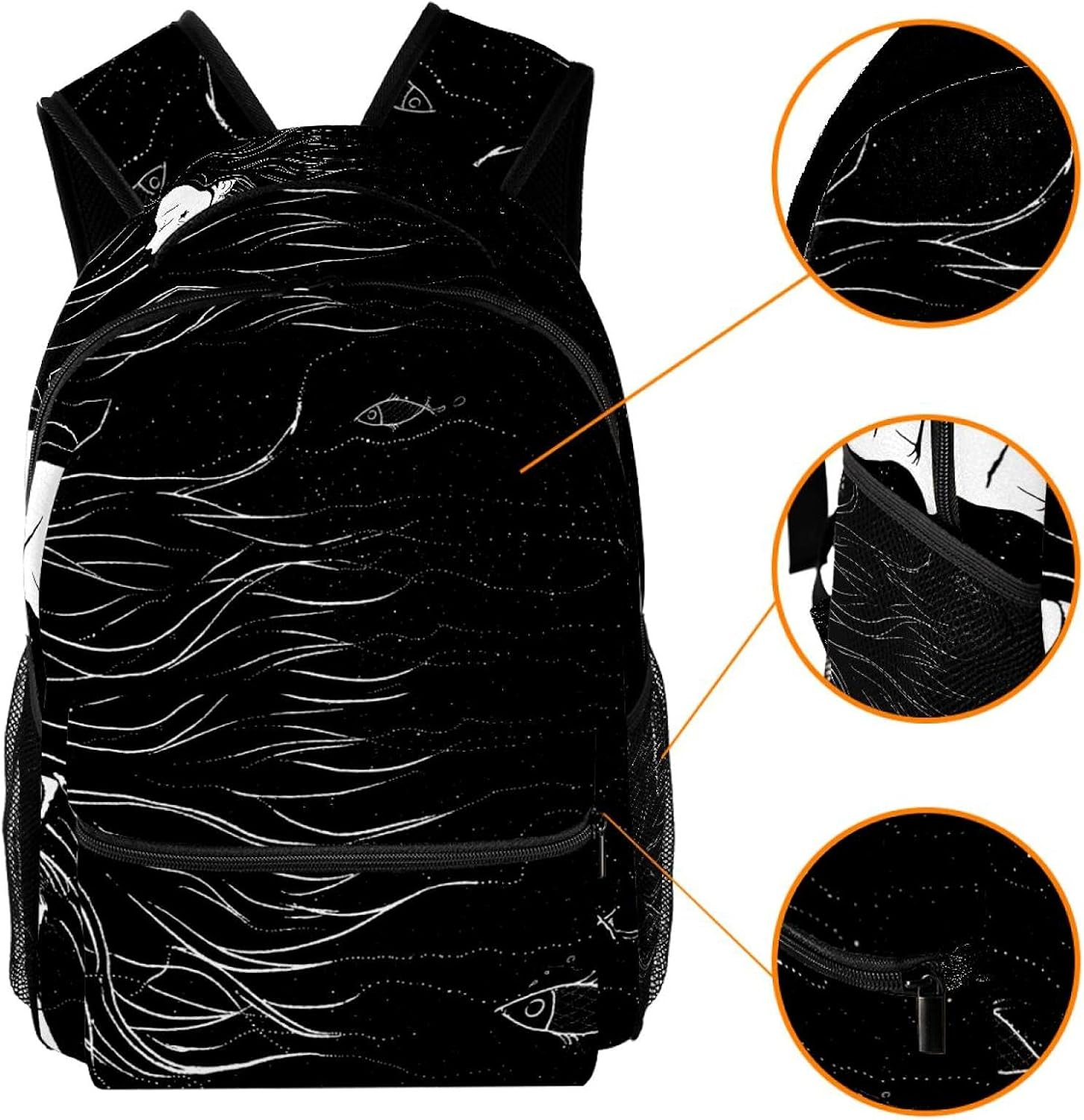 Fairy Tale Backpack Students Shoulder Bags Travel Bag College School Tote Backpacks