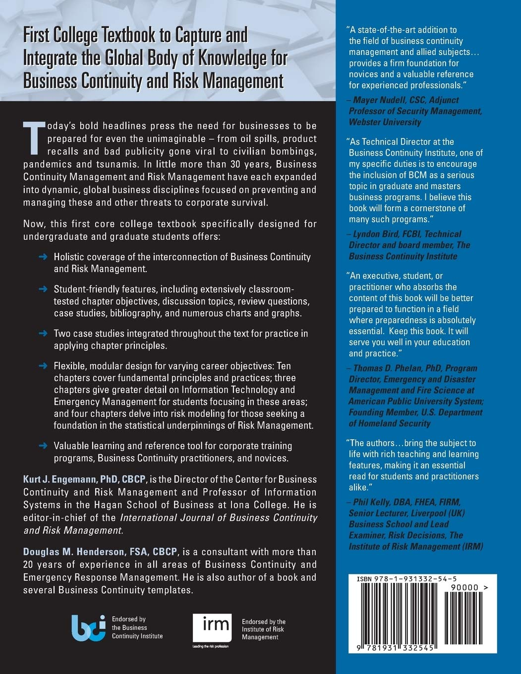 Business Continuity and Risk Management: Essentials of Organizational Resilience image number 2