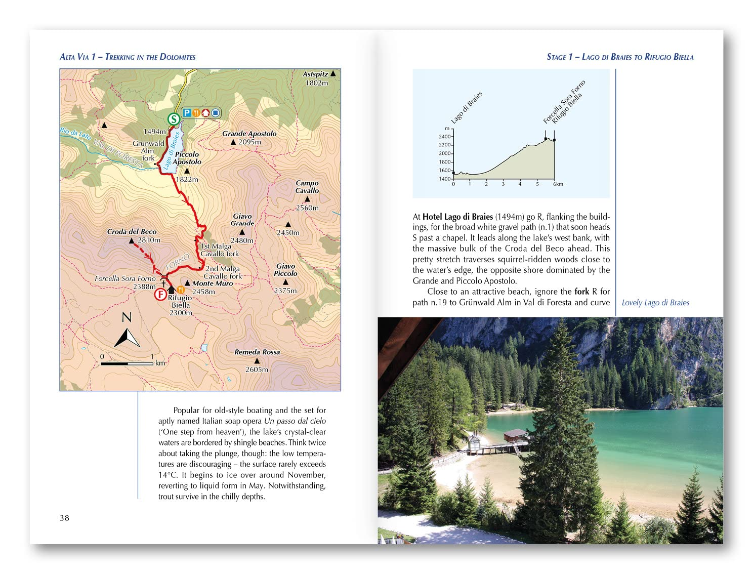 Alta via 1 - Trekking in the Dolomites: Includes 1:25,000 Map Booklet image number 6