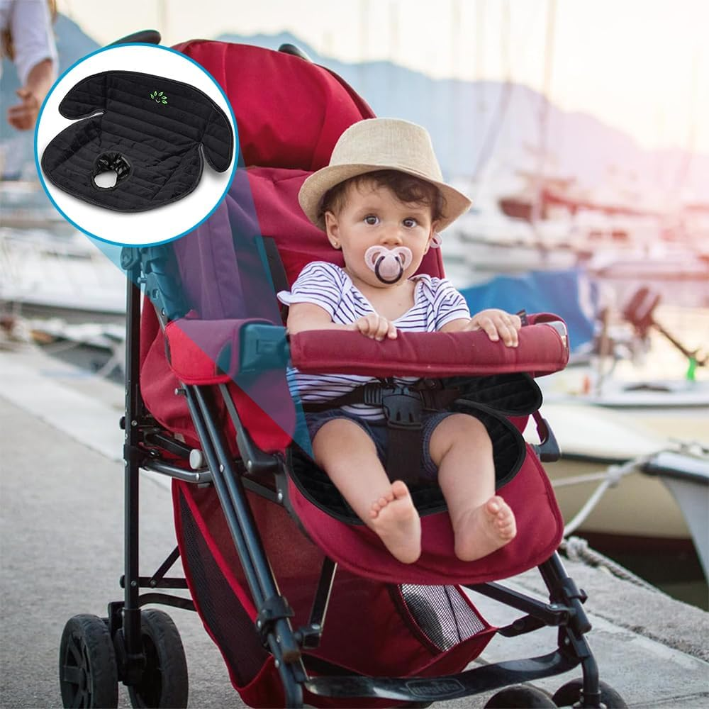Car Seat Protector Car Seat Saver Stroller Potty Pad Baby Car Seat Cover Car Seat Waterproof Liner for Potty Training Prevent Leaking (Black) image number 1