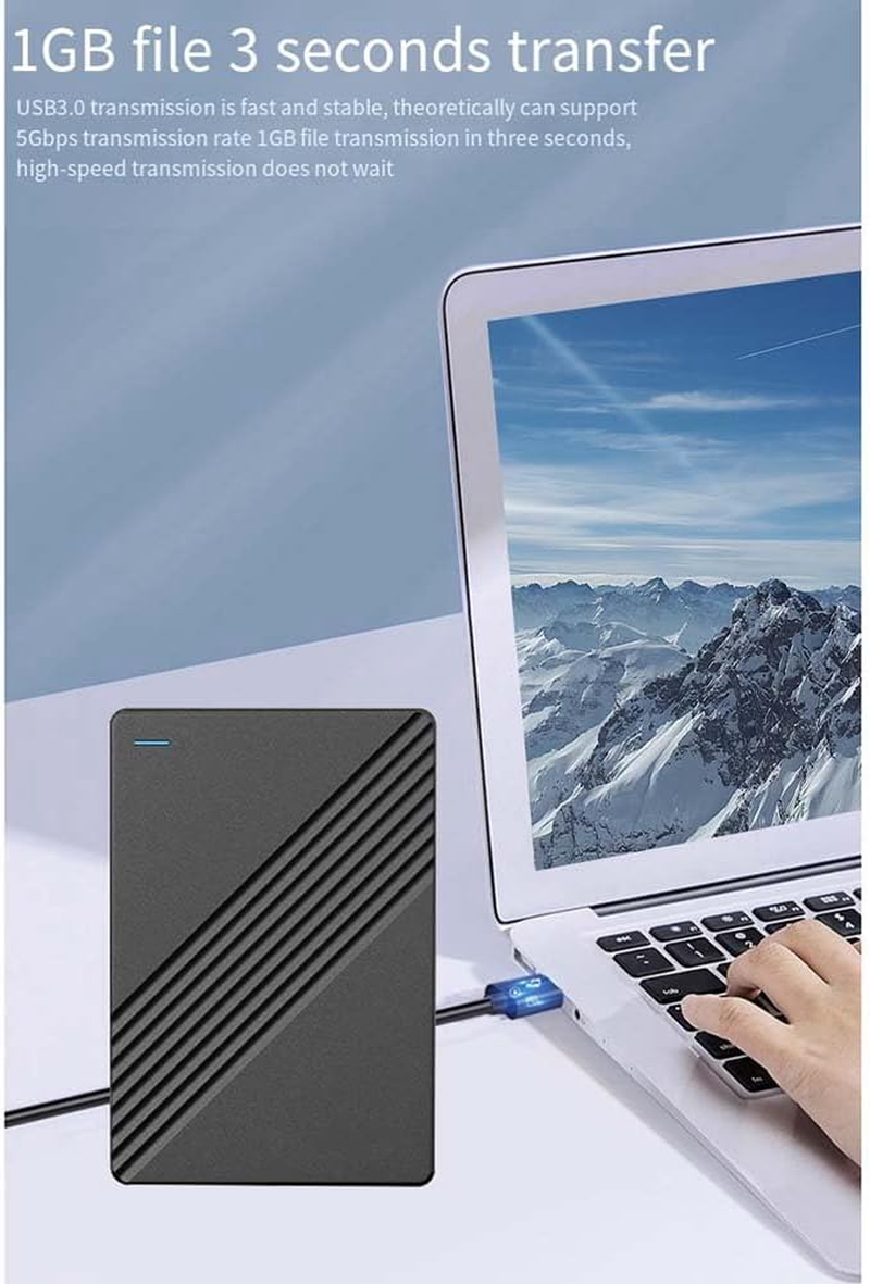 Domoi 2.5Inch External Mobile Hard Disk High Speed USB 3.0 160GB Storage Portable Hard Disk for Laptop Desktop PC Easy Install Easy to Use image number 4