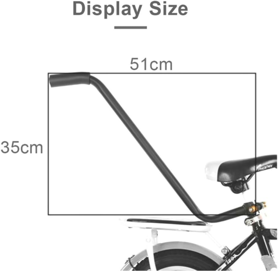 Bike Training Handle for Kids - Trainer Balance Push Bar for Safe Learning