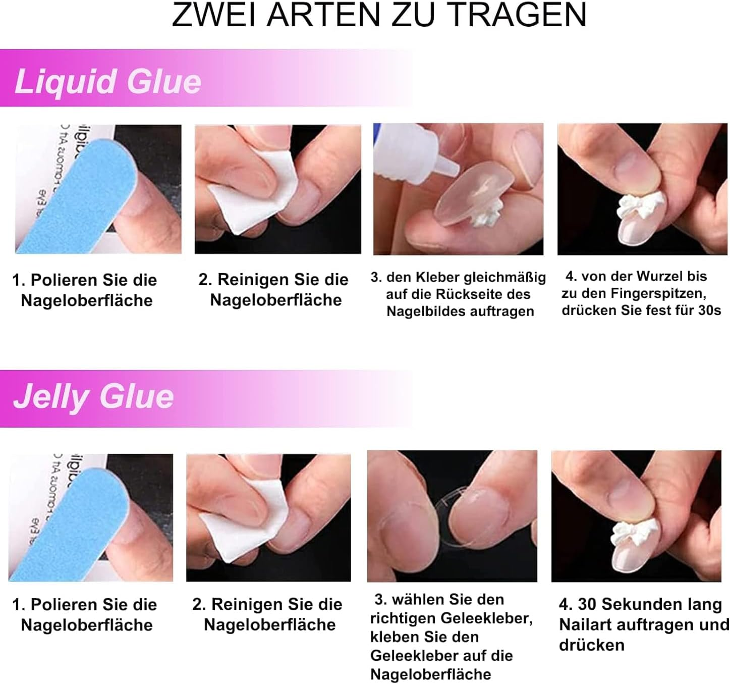 Mouyouglow Press on Nails Short, Square Sheer Nude Fake Nails Full Cover Artificial Nails with Nail Glue, Square Nude Colours, Skin Colour, Acrylic Artificial Fingernails for Women and Girls image number 2