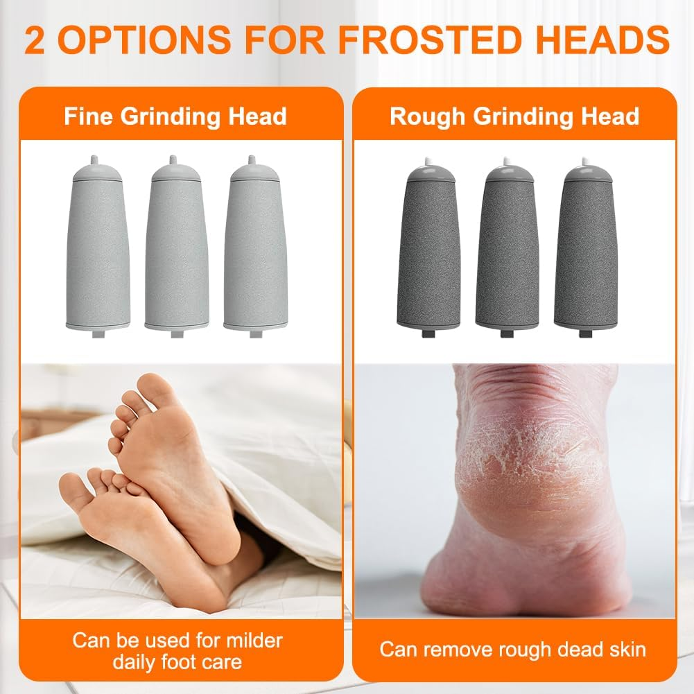 Electric Callus Remover for Feet, Electric Callus Remover, Rechargeable Callus Removal Foot, Pedicure Set, Foot Care, Electric for Hard, Dead, Cracked Dry Skin image number 6