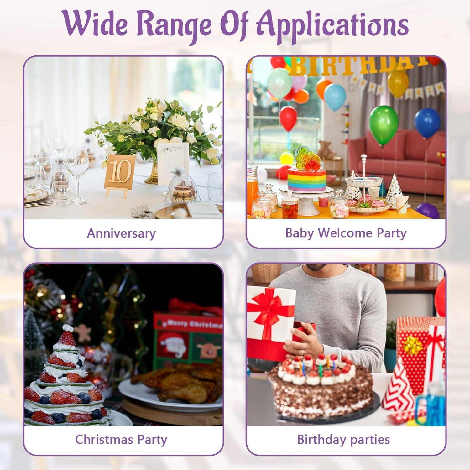 40 Pieces Colorful Firework Cupcake Toppers, Sparkle Tinsel Birthday Cake Decorations, Foil Frill Toothpicks for Christmas Wedding Party Graduation Ceremony Decor (Style 1) image number 1