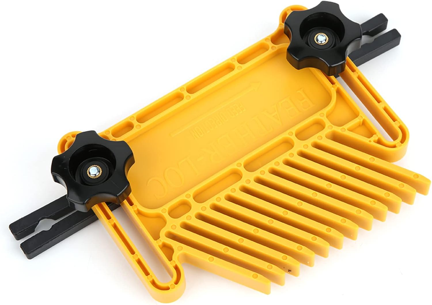 2Pcs Woodworking Board Set Router Tables Saws, Yellow Carpentry Aid Hand Tool Kit, for Woodworking Featherboard with Router Table