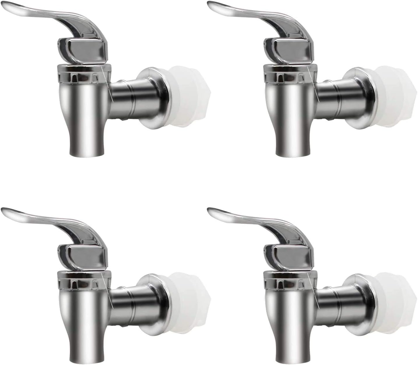 Rose Gold Beverage Dispenser Replacement Spigot, Push Style, 2 Pack