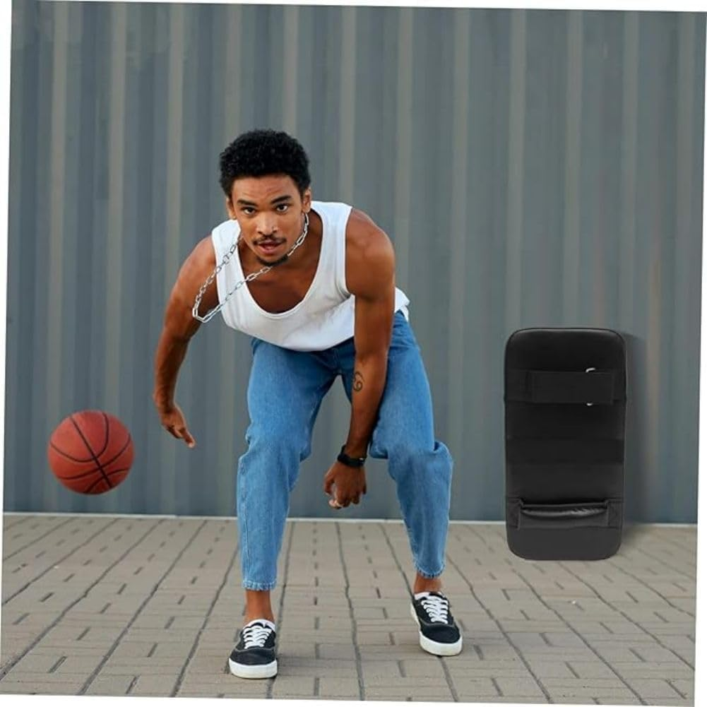 Basketball Mat Blocking Board Handheld Shield Pad Sparring Training Pads Basketball Tool Pads for Training Hockey Blocker Bag