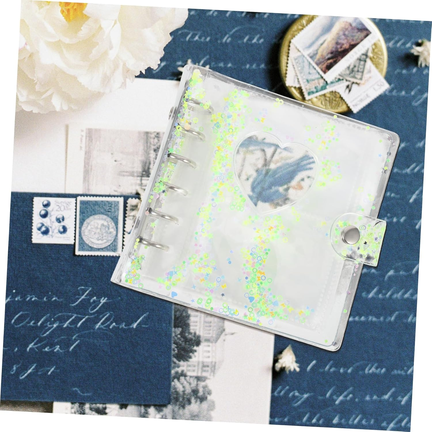 Tofficu 3Sets Photo Sleeve Inserts for Postcard Album Refill Pages with Protector Double-Sided Sleeves for Weddings Graduations and Photos image number 6