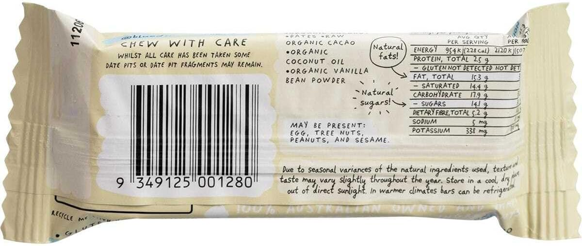 Blue Dinosaur Lamington Snack Bar, Lamington 540 Grams, Pack of 12 image number 3