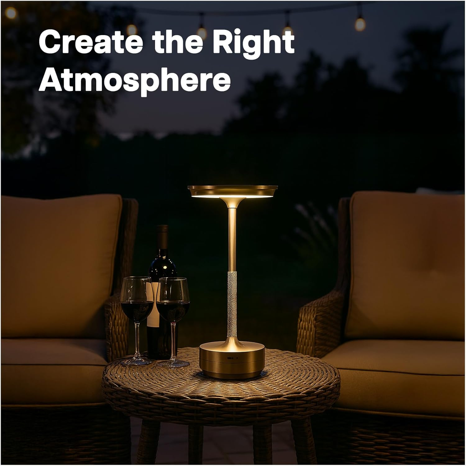 MMOBIEL Wireless LED Table Lamp, Rechargeable round Metal Lamp with Touch Control, Continuous 3-Colour Dimming, USB-C, 1800 Mah Battery for Bedroom, Restaurant, Indoor & Outdoor - Silver