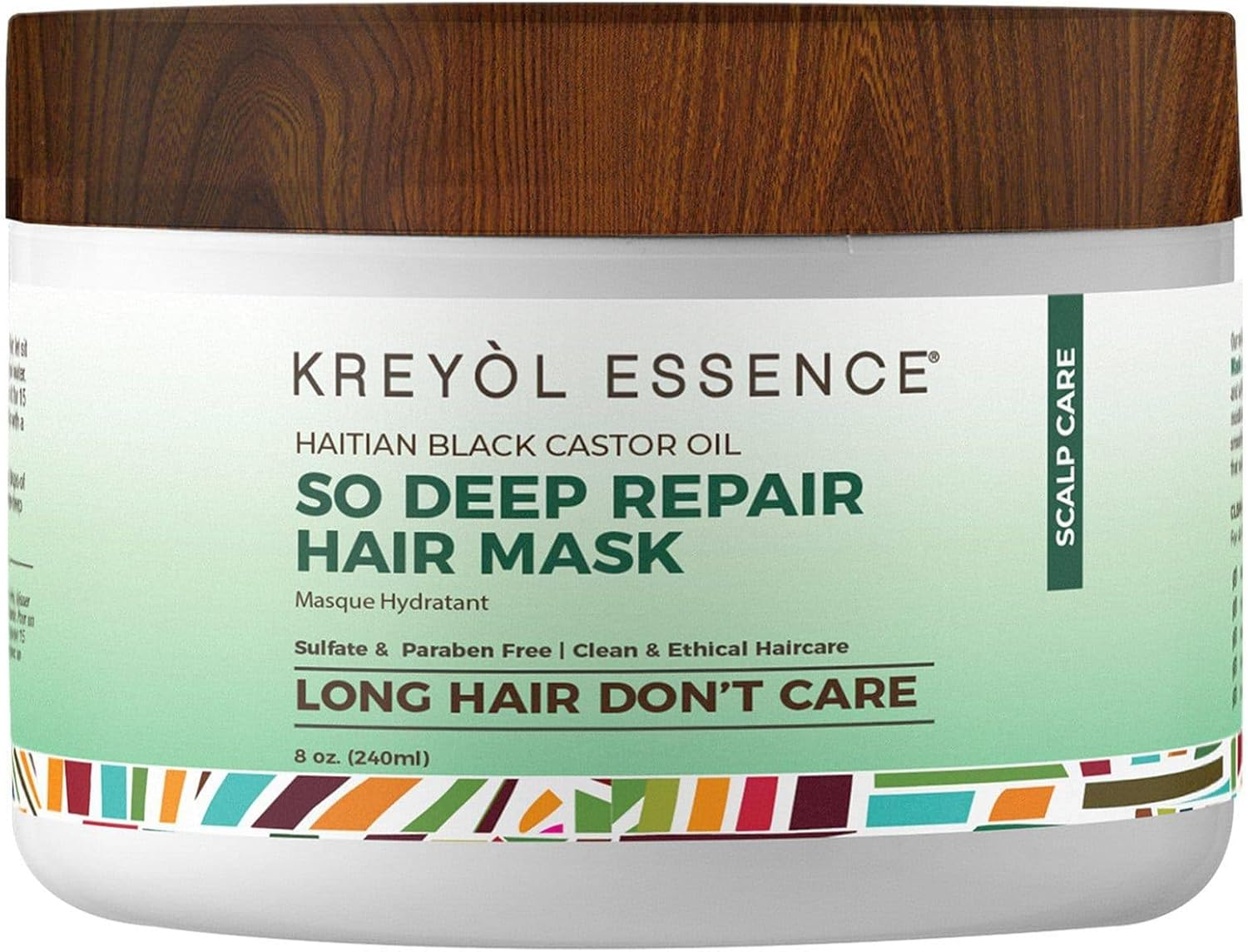 Deep Conditioner Mask for Hair Repair by Kreyol Essence, 240Ml image number 6