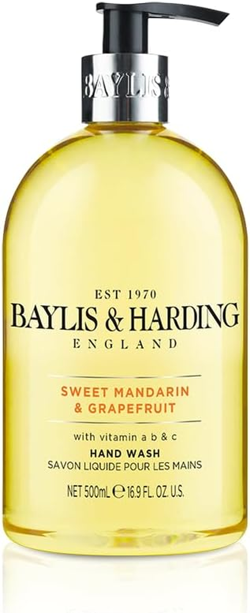 Baylis & Harding Sweet Mandarin & Grapefruit Hand Wash (Pack of 3), 0.57 Kilograms image number 4
