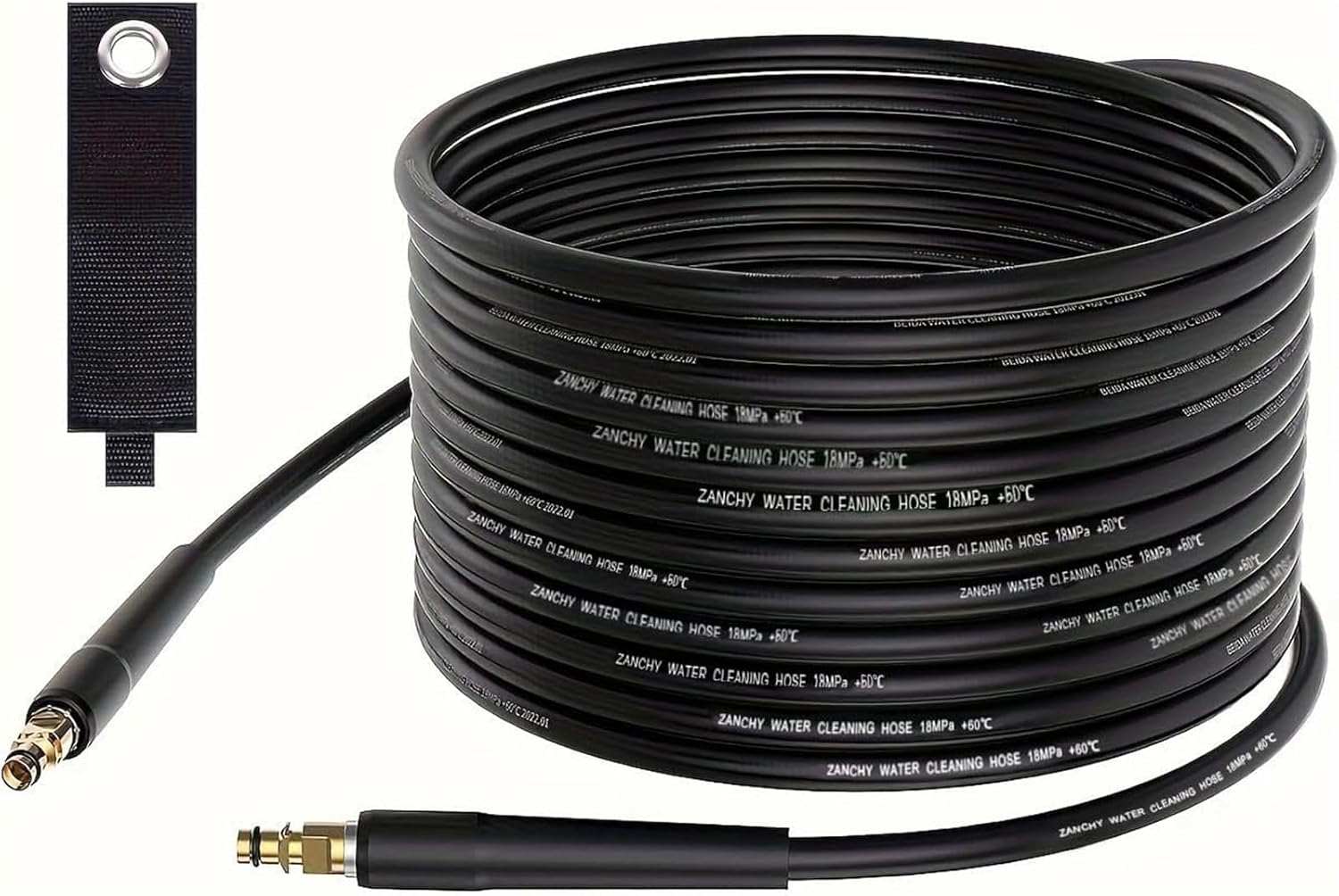 10M Pressure Washer Replacement Hose - Compatible with Karcher K2 K3 K4 K5 K6 K7, Jet Wash Extension Hose with Click Type Plug Quick Connect, for Car Cleaning image number 1