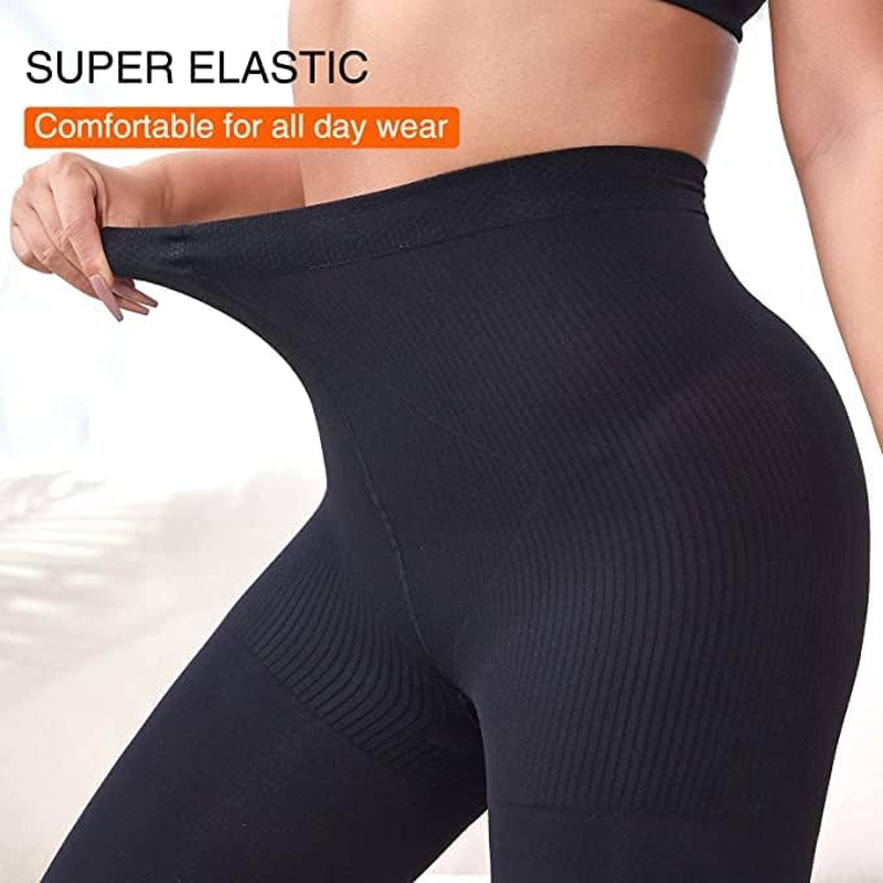 Women'S Compression Pantyhose 15-20Mmhg Opaque Firm Support Hose Medical Graduated Support Stocking image number 2