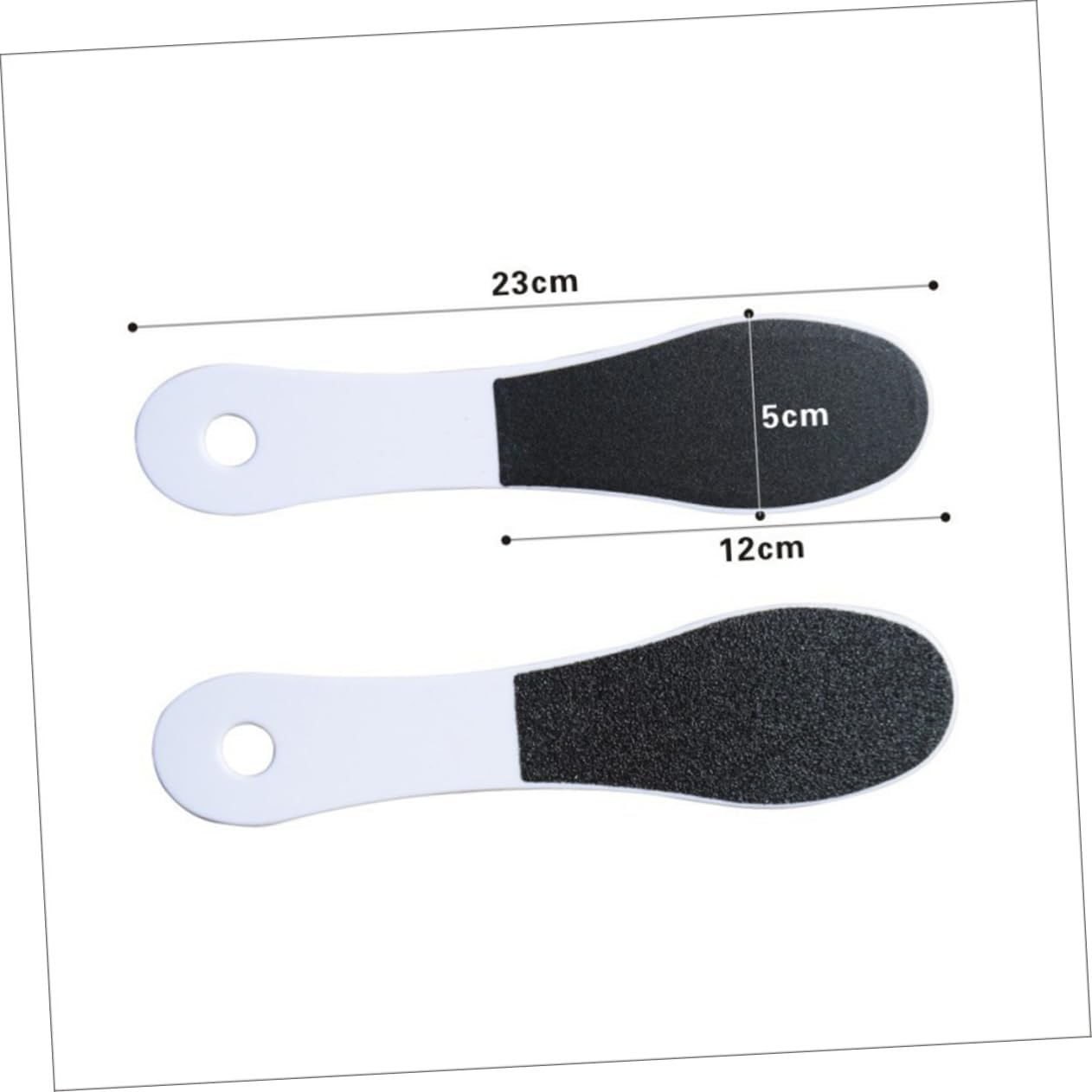 Healvian 4Pcs Foot Scrubber Paddle Exfoliator Double-Sided Pedicure Callus Remover Foot File image number 3