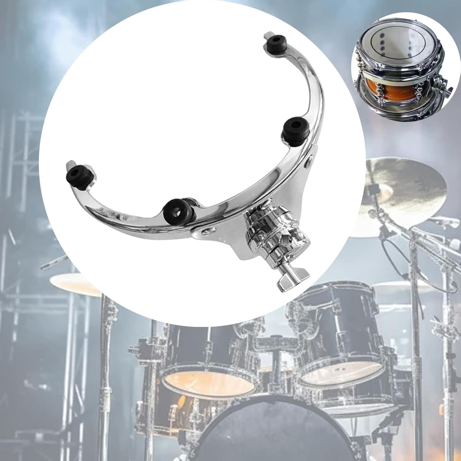 Hellery Sturdy Mounting Bracket for Tom Drums, 12Inch image number 5