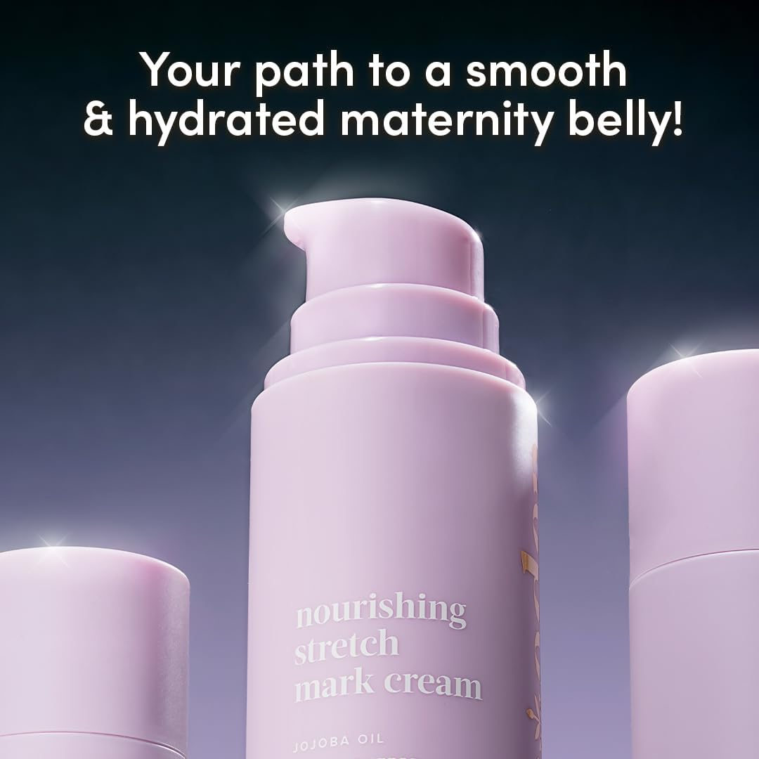 Evereden Nourishing Stretch Mark Cream (4 Fl.Oz): Clean & Vegan Cream for Pregnancy and Postpartum | Pregnancy Stretch Mark Prevention | Rich in Vitamins & Minerals image number 2
