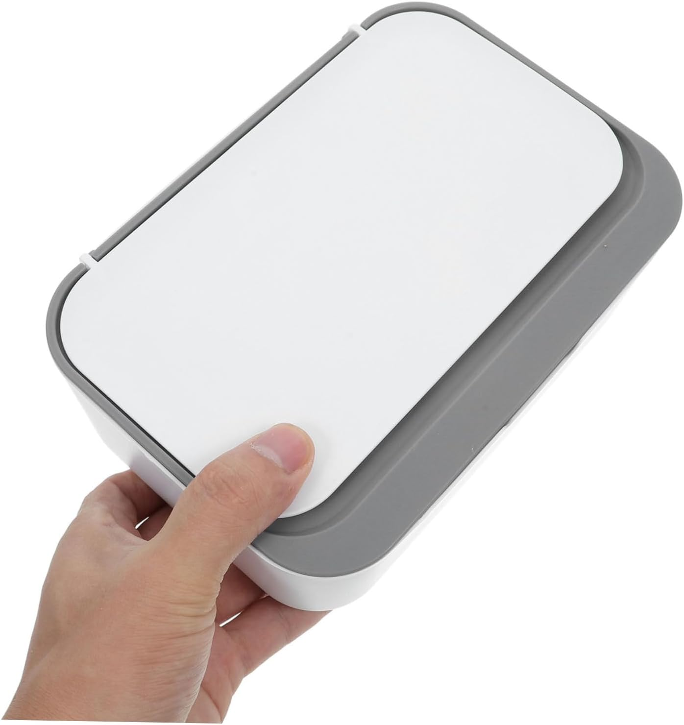 Farmhouse Style Tissue Box Cover Refillable Wipes Box Dispenser for Bathroom and Car