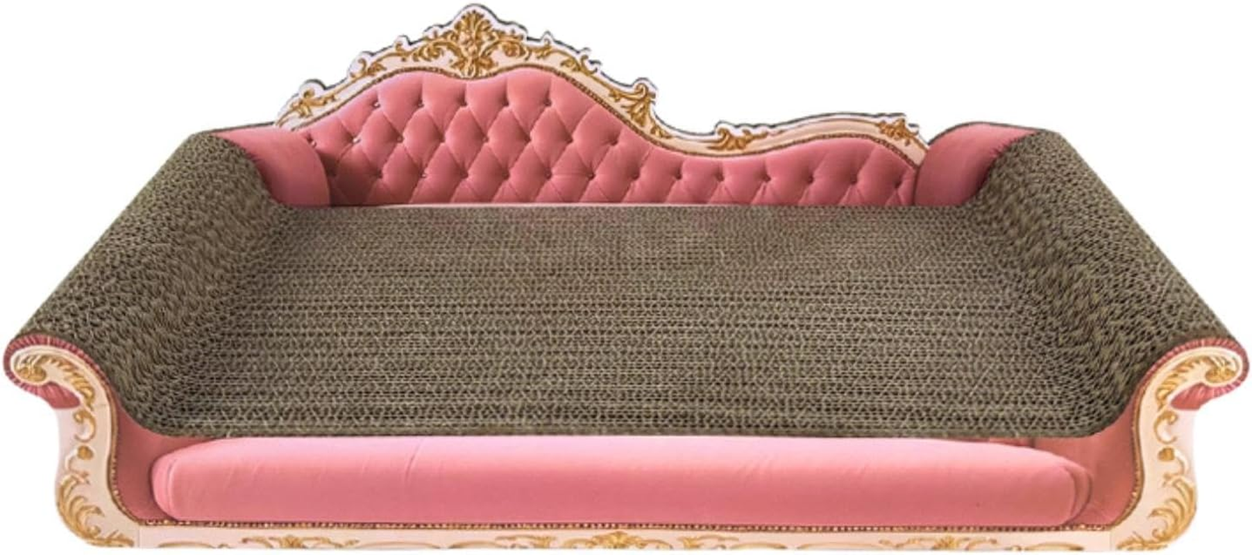 MFMEXUL Cat Scratcher, Sofa Bed, Protects Carpets and Sofas, Pet Toy, Cardboard Bed for Resting, Blue