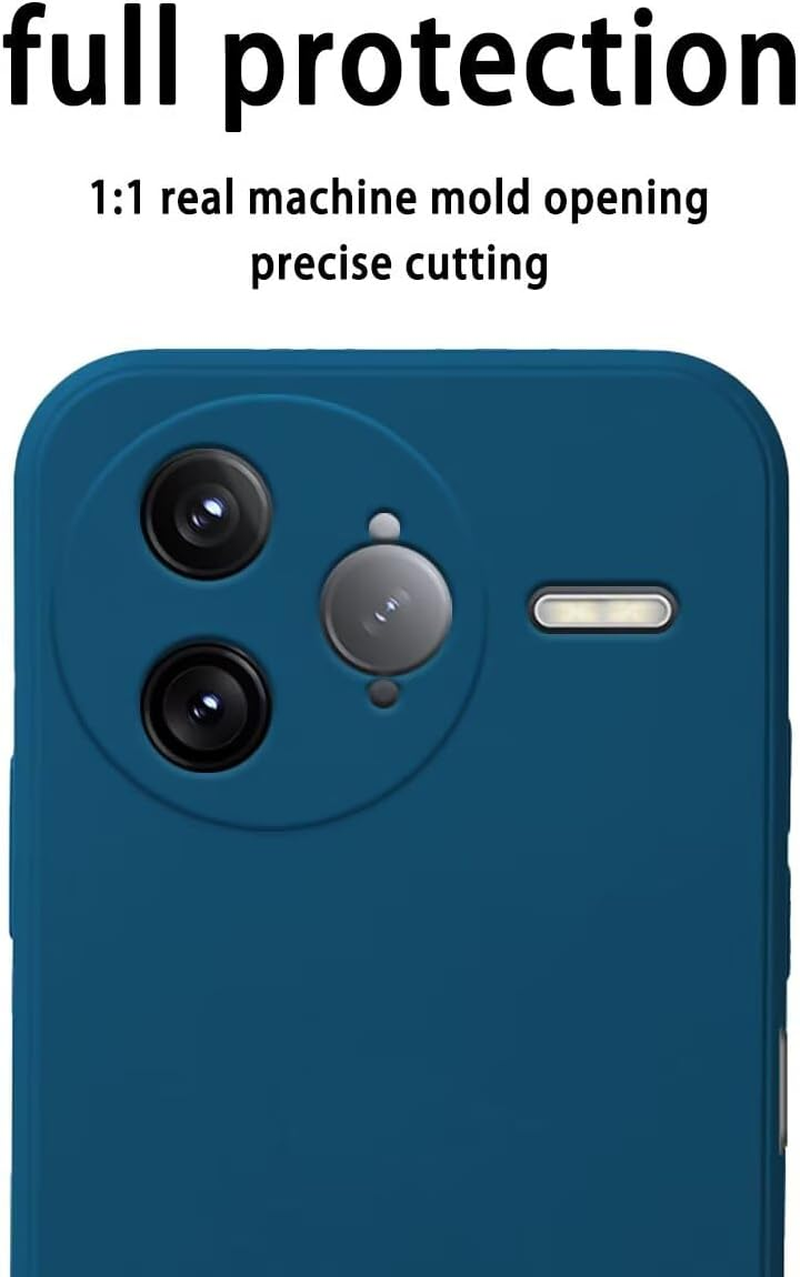 HAFFAN TPU Silicone Case Compatible with Poco F7 Ultra (6.67 Inches), Mobile Phone Case Protective Cover - Black image number 1