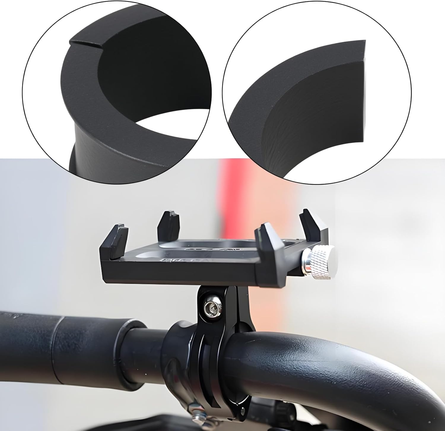 5 Pair Bicycle Handlebar Mount Spacer Conversion Extender Spacer Conversion 31.8Mm to 25.4Mm Compatible with GUB Holder