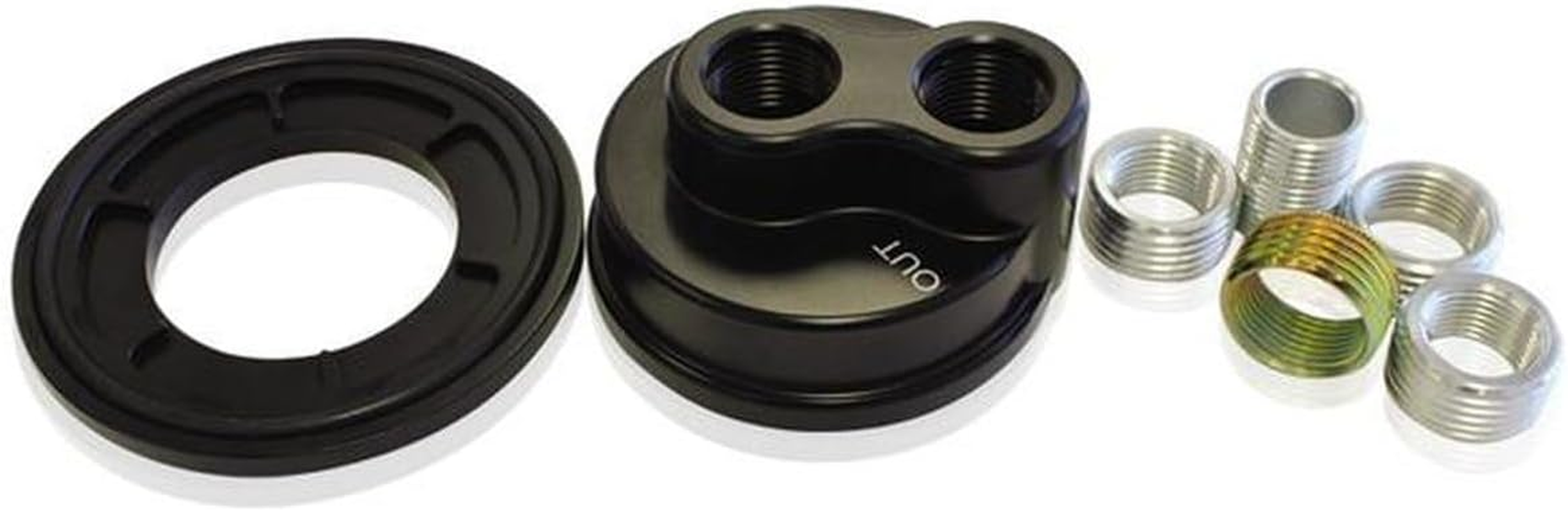 Aeroflow AF64-2076 Block Adaptor Suits 2-1/2" to 3-1/4 Filter Landing Universal