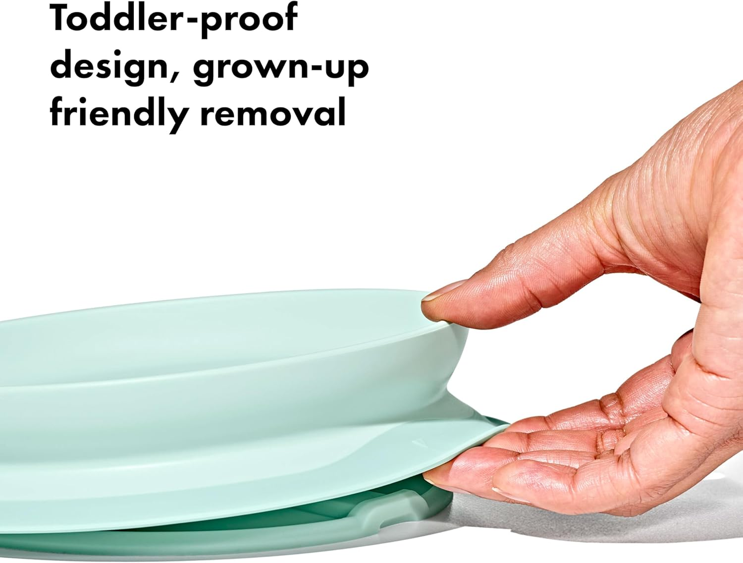 OXO Tot Stick and Stay Suction Plate - Opal image number 3