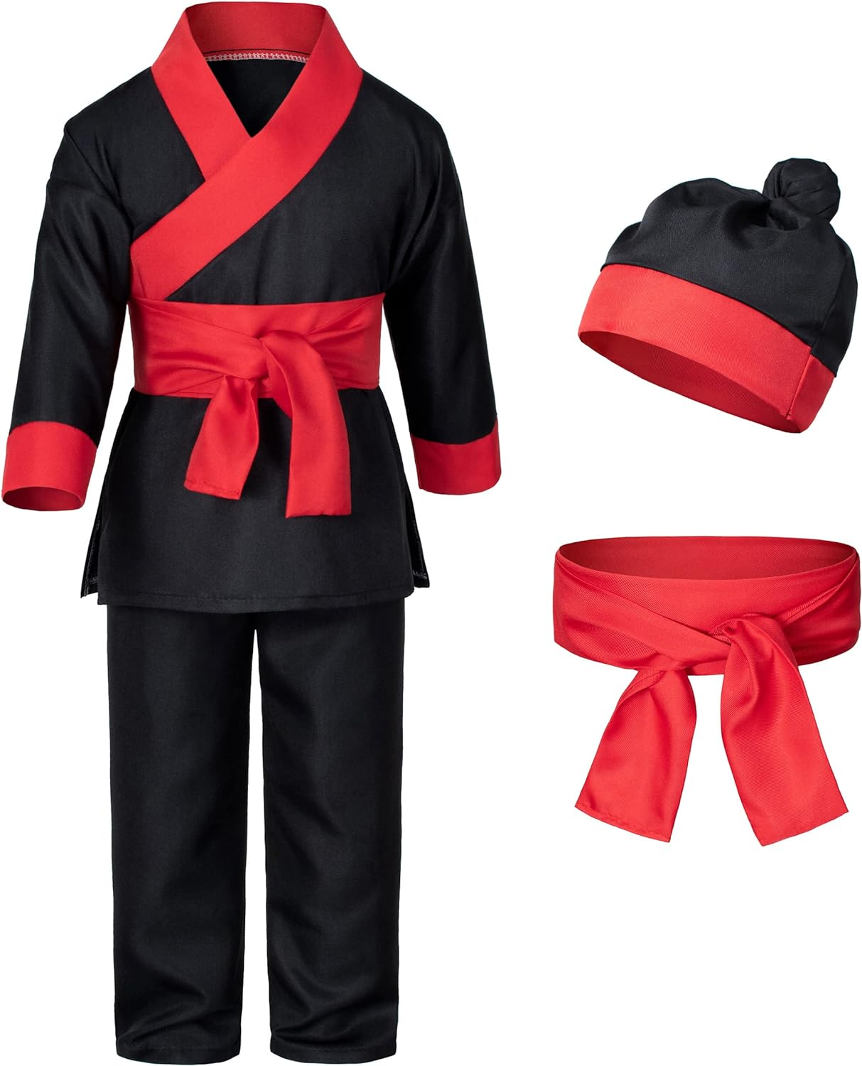 Elibelle Dress up Warrior Samurai Costume Boys Halloween for Kids image number 2