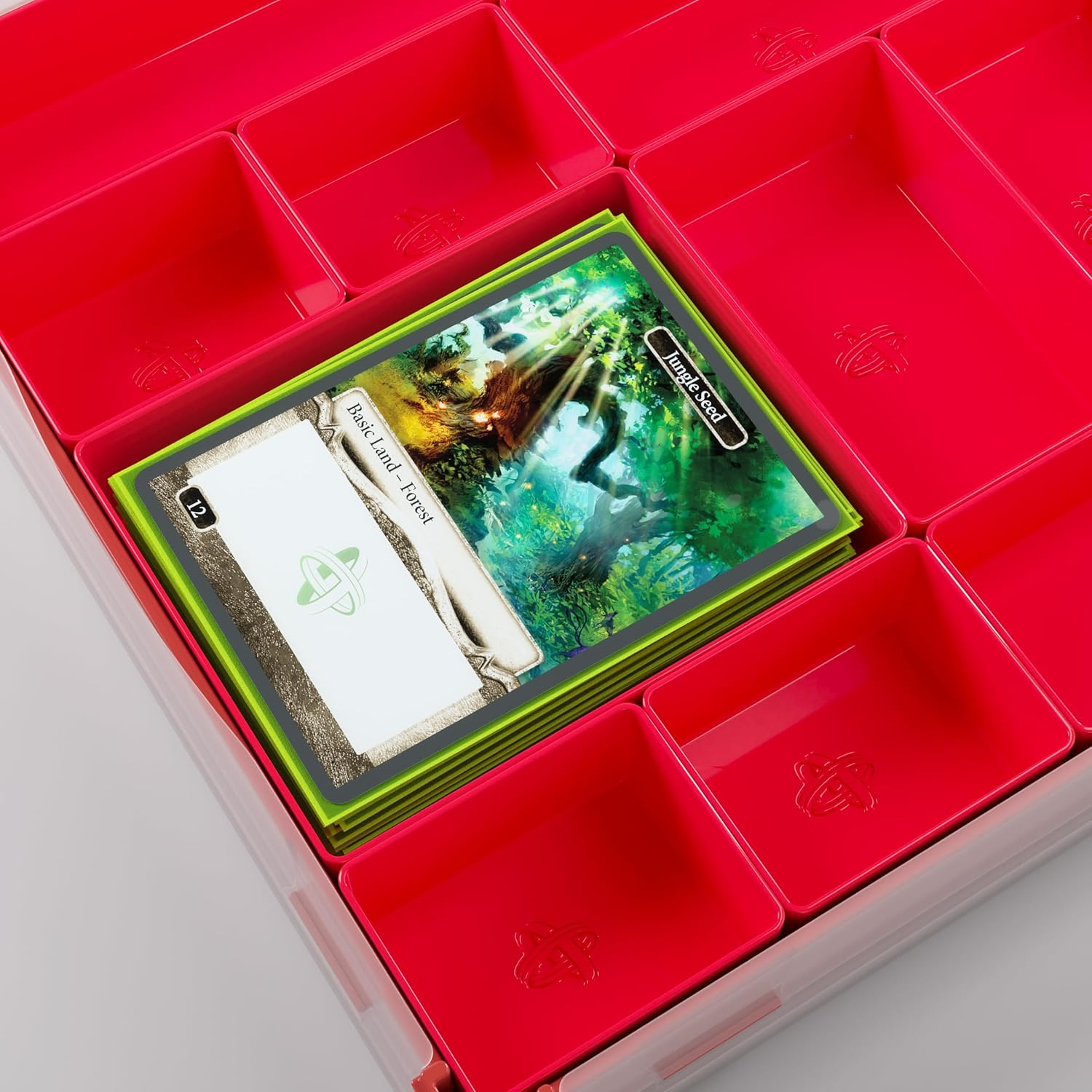 Gamegenic Token Silo Storage Box, Red, X-Large image number 4