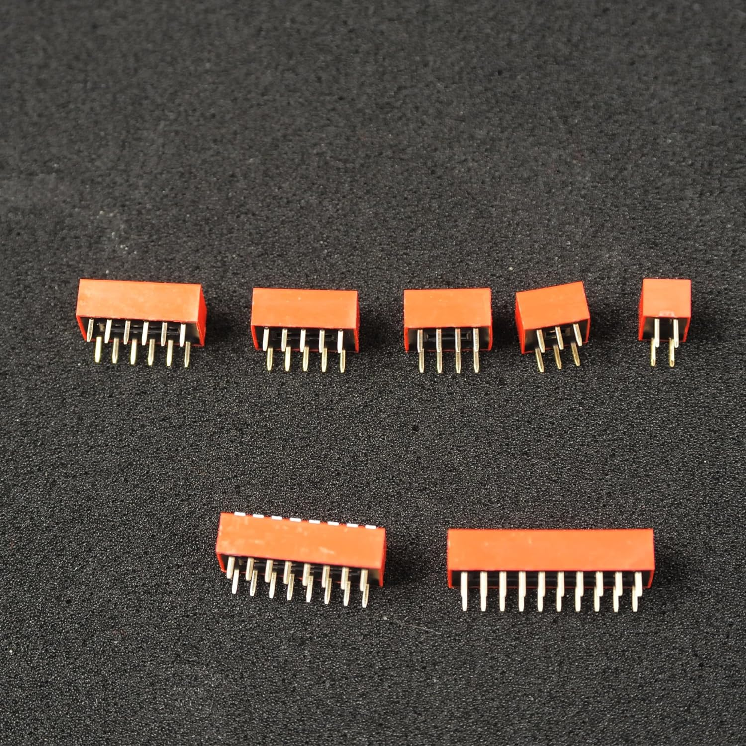 Lonely Binary 48-Pack DIP Switch Set &ndash; 2, 3, 4, 5, 6, 8, 10 Position DIP Switch Breadboard-Friendly Modules (48 Total Switches) for Arduino, Raspberry Pi Pico, ESP32 & DIY Electronics image number 1